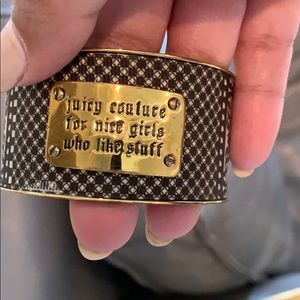 Black and red Juicy couture bracelet